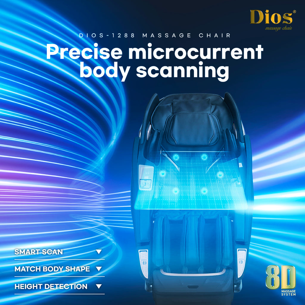 8D AI Dual Roller System Dios -1288 Massage Chair