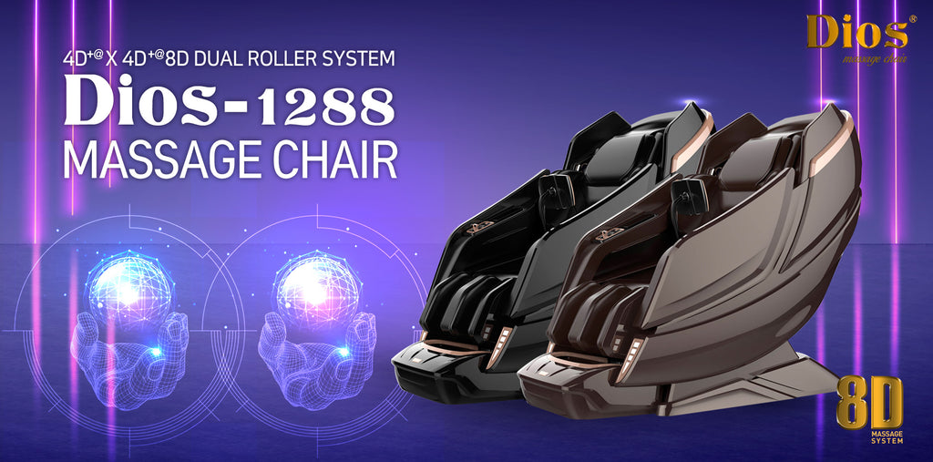 8D AI Dual Roller System Dios -1288 Massage Chair